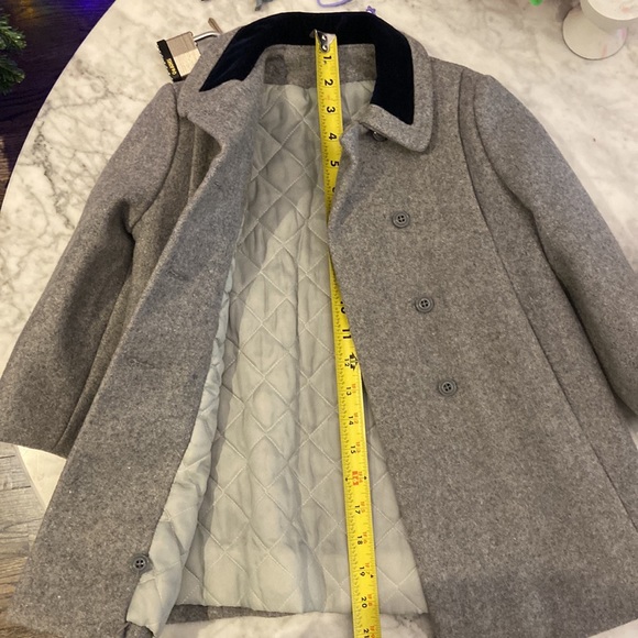 Vintage Grey Wool Coat - Picture 5 of 7